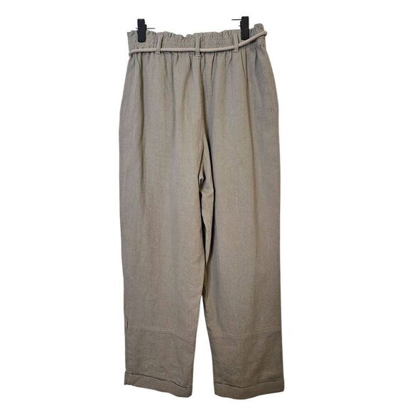 Gentle Fawn Avery sage green cotton elastic waist ankle length pants.  Size L. N - Picture 2 of 5